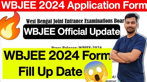 wbjee form date 2024